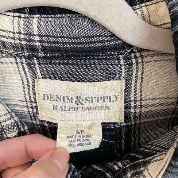Denim & Supply Plaid Western Button Down Top - Picture 4 of 4